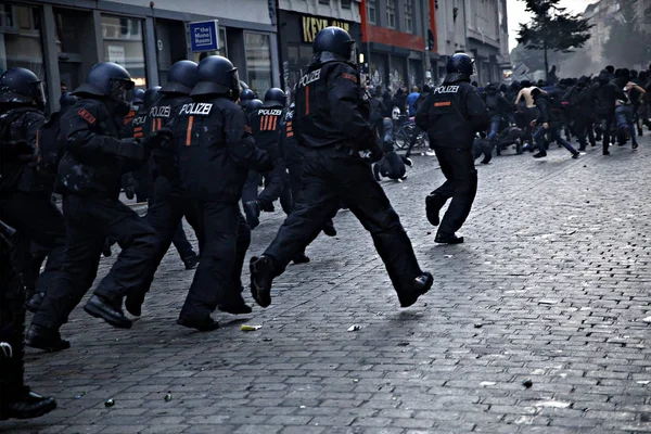 Almanya-G20-Summit-demo-siyaset-protesto — Stok fotoğraf