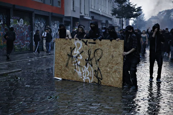 Niemcy-G20-szczyt-demo-polityka-protest — Zdjęcie stockowe