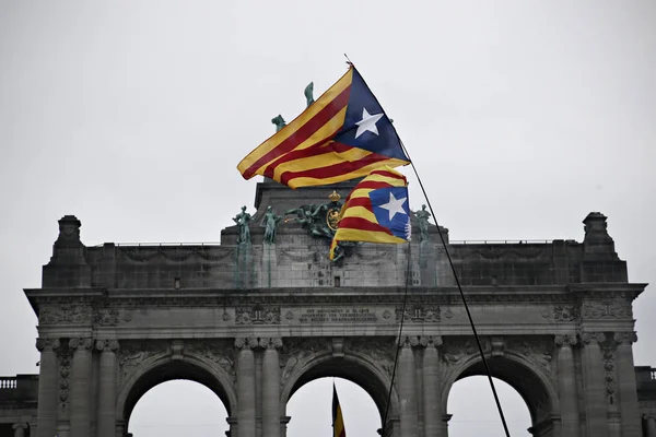 BELGIO - SPAGNA - CATALONIA - POLITICA - DEMO — Foto Stock