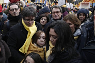 Belçika-Ispanya-Katalonya-siyaset-demo