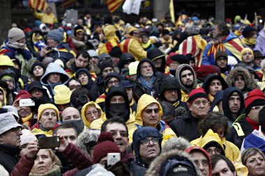 Belçika-Ispanya-Katalonya-siyaset-demo