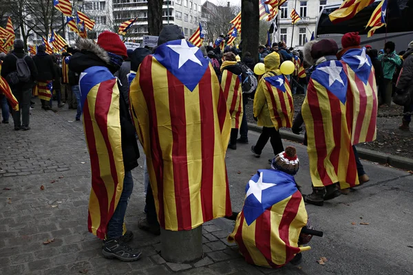 Belçika-Ispanya-Katalonya-siyaset — Stok fotoğraf