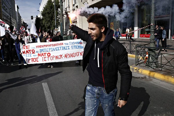 Řecko-politika-protest — Stock fotografie