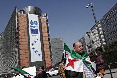 Belçika-AB-Suriye-çatışma-demo
