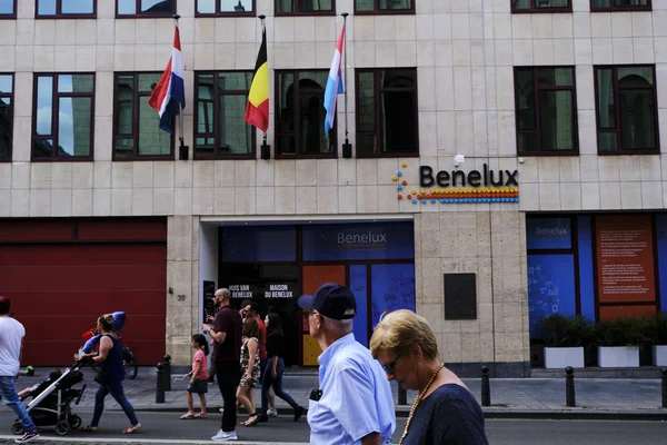 Bryssel Belgien Den Juli 2019 Exteriört Utsikt Över Benelux Byggnaden — Stockfoto