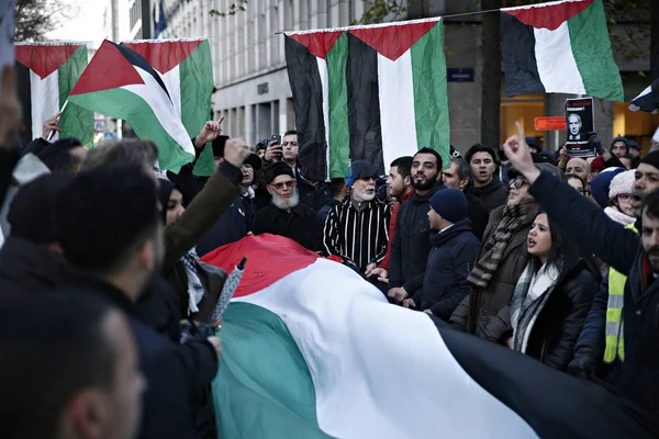 België-VS-Israël-Palestijns-conflict-Jeruzalem — Stockfoto