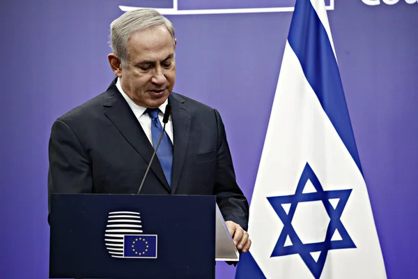 BELGIUM - EU - ISRAEL - DIPLOMACY — Stock Photo, Image