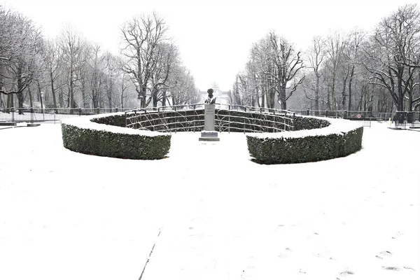 BÉLGICA - TIEMPO - SNOW — Foto de Stock