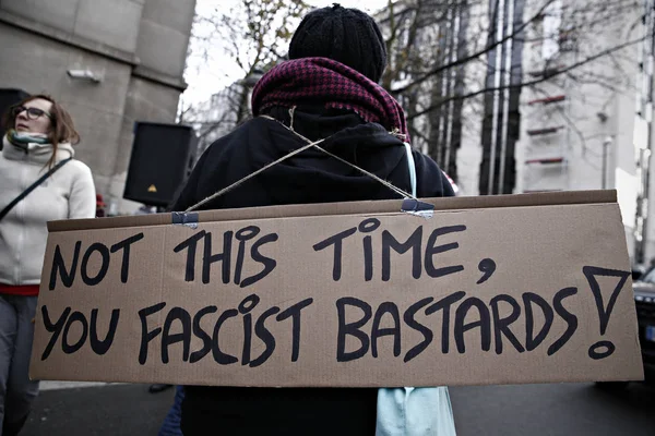 BÉLGICA - EUA - TRUMP - POLÍTICAS - PROTESTE — Fotografia de Stock