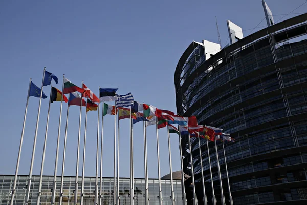 Francie-EU-Parlament — Stock fotografie