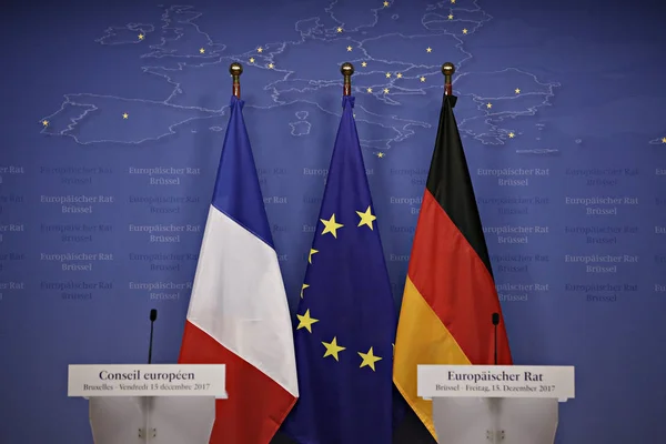 Belgia-UE-Niemcy-Francja-Rada — Zdjęcie stockowe