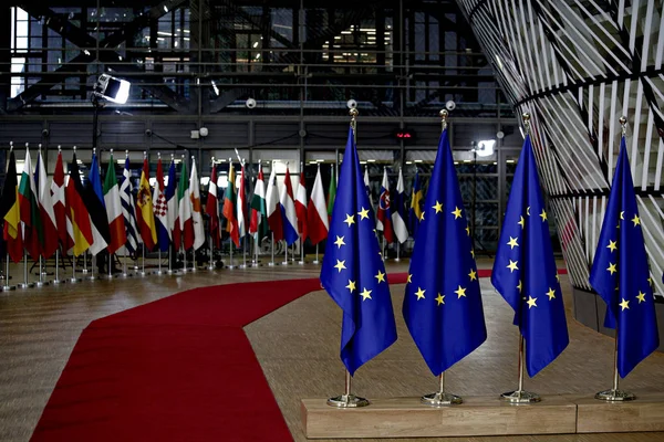Бельгія-ЄС-рада — стокове фото