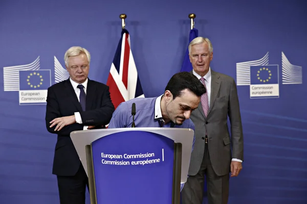 벨기에 - 영국 - 외교 - EU - 정치 - 브렉시트 — 스톡 사진