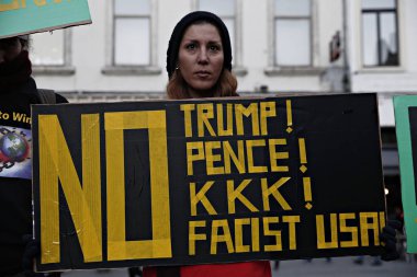 Belçika-siyaset-Trump-açılış-protesto