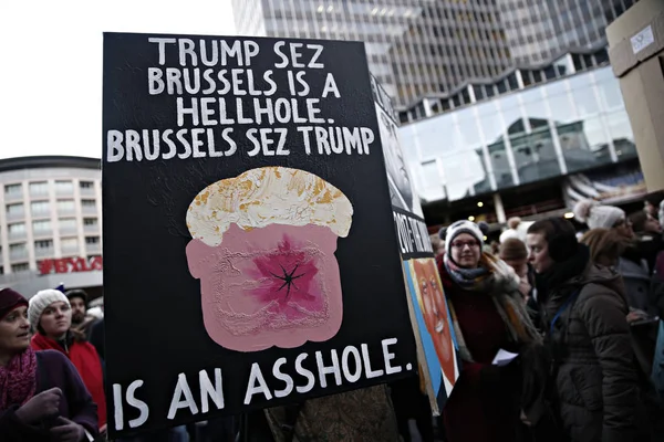 Βέλγιο-πολιτική-ατού-εγκαίνια-διαμαρτυρία — Φωτογραφία Αρχείου