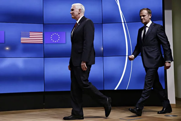 벨기에 - 미국 - EU - 외교 - 나토 — 스톡 사진