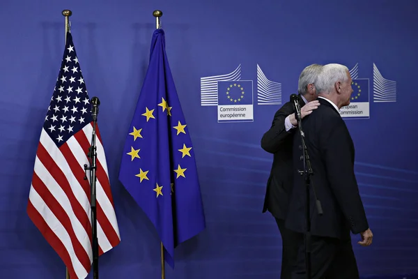 Belgia-USA-UE-dyplomacja-NATO — Zdjęcie stockowe
