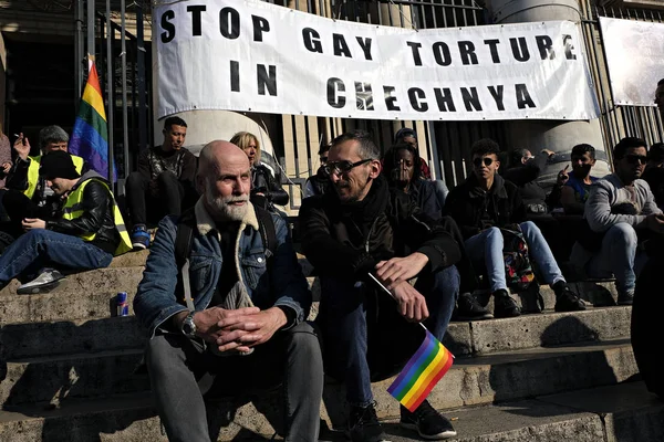 BÉLGICA - RUSIA - LGBT - DERECHOS - POLÍTICA - CHECHNYA — Foto de Stock