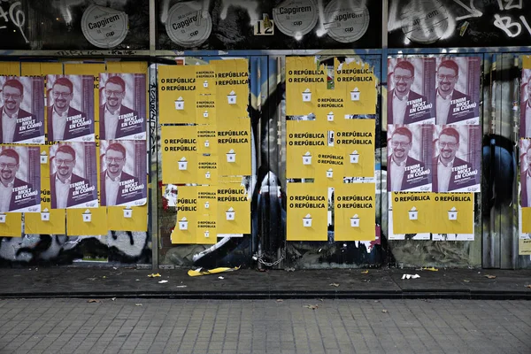 Spanien-Katalonien-politik-omröstning — Stockfoto