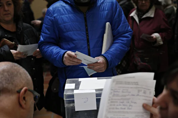 Spanje-Catalonië-politiek-stemming — Stockfoto