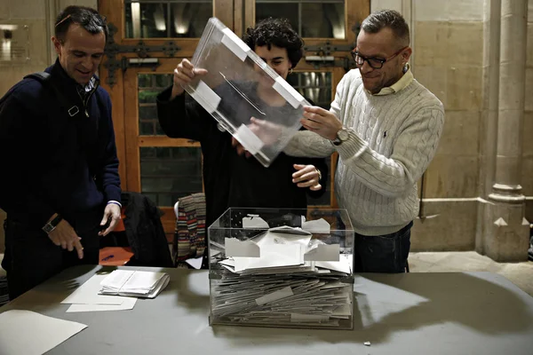 스페인 - 카탈로니아 - 정치 - 투표 — 스톡 사진