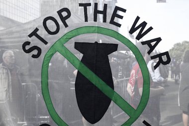 Türkiye Trump 'ın Brüksel ziyareti bağlamında Başkan Donald Trump 'a karşı protesto aktivistleri, 24 Mayıs 2017 