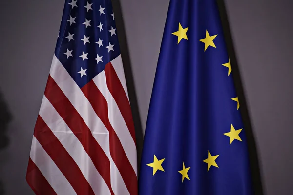 Belgie-USA-EU-diplomacie-trumf — Stock fotografie