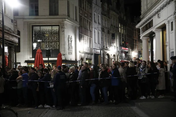 BÉLGICA - POLICÍA - BOMBA - EVACUACIÓN — Foto de Stock