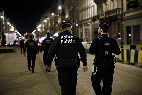 Belgien - Polizei - Bombe - Evakuierung — Stockfoto