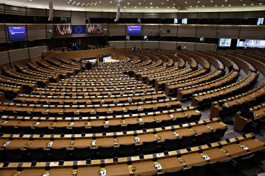 Brüksel 'de Avrupa Parlamentosu 'nun genel kurulu, Brüksel 'de Belçika, 26 Nisan 2017, Belçika