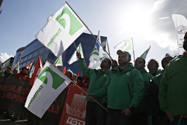 Belçika-AB-protesto