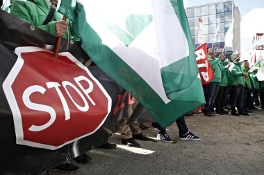 Belçika-AB-protesto