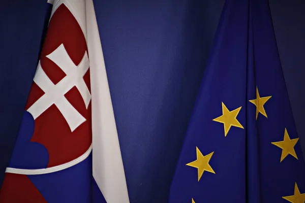 België-EU-Slowakije-diplomatie — Stockfoto