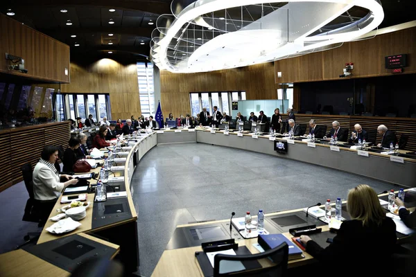 Бельгія-ЄС-комісія — стокове фото