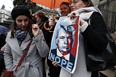 Belçika-Trump-protesto-göç-siyaset-göç -