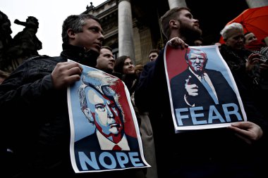 Belçika-Trump-protesto-göç-siyaset-göç -
