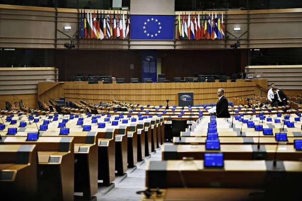 Belgium-EU-Parlament-politika — Stock Fotó