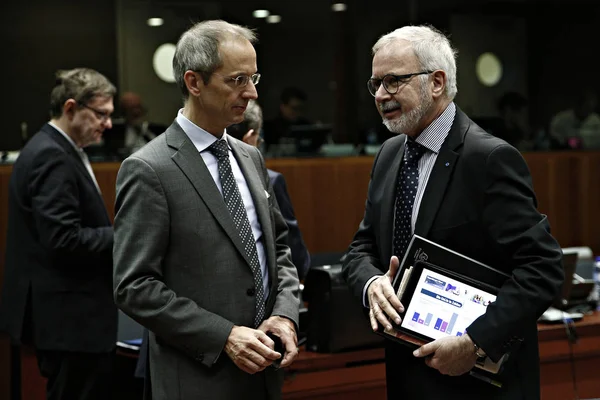 Belgie-EU-hospodářství-ECOFIN — Stock fotografie