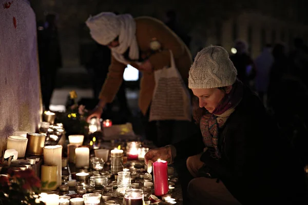 FRANCE-ATTACKS-ANNIVERSAIRE-CÉRÉMONIES — Photo