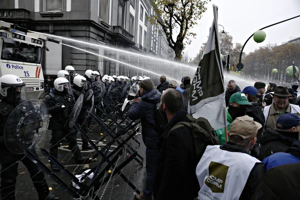 Belgie-armáda-demo — Stock fotografie