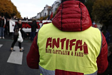 FRANCE - POLITICS - FAR - RIGHT - ANTI - FASCISM - DEMONSTRATION clipart
