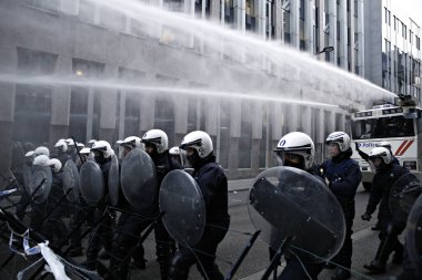 Belçika-Drcongo-Prostest