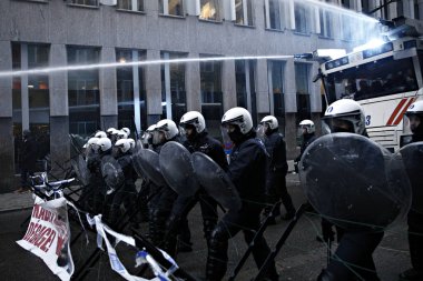 Belçika-Drcongo-Prostest