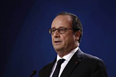 Brüksel 'de Avrupa Zirvesi, Belçika, Ekim 20 2016. AB liderleri, Suriye 'deki rolü de dahil olmak üzere göç, ticaret ve Rusya 'yı tartışmak üzere iki günlük bir zirve için bir araya geldi. Brüksel 'de Avrupa Zirvesi, Belçika, Ekim 20 2016. AB liderleri iki kişi için bir araya geldi-