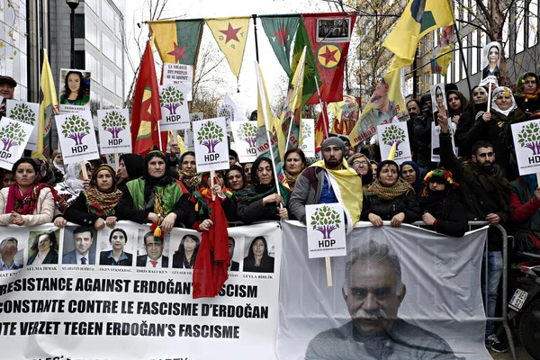 POLÍTICAS BÉLGICA-TURQUIA — Fotografia de Stock