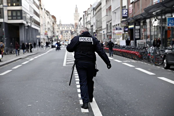Francja-polityka-daleko-prawo-anty-faszyzm-Demonstracja — Zdjęcie stockowe