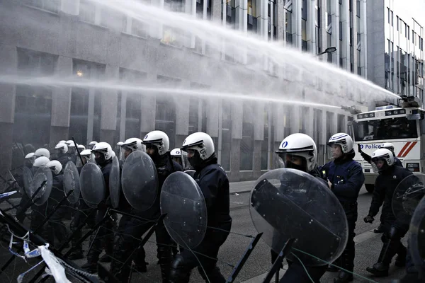 Belgien-DRCONGO-Prostest — Stockfoto