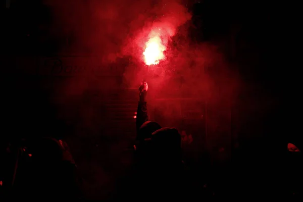 BÉLGICA - POLÍTICAS - FAR - DIREITO - ANTI - FASCISMO - DEMONSTRATIO — Fotografia de Stock