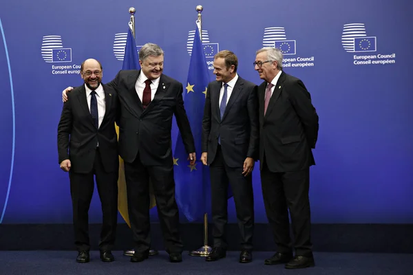 Belgia-UE-Ukraina-dyplomacja — Zdjęcie stockowe