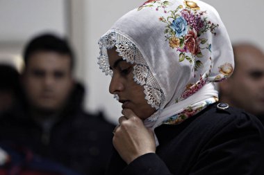 People wait to cast their vote during general elections at a polling station in Istanbul, Turkey on Nov. 1, 2015